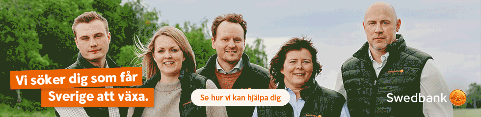 Vi söker dig som får Sverige att växa. Se hur vi kan hjälpa dig. Fem personer utomhus på landet.